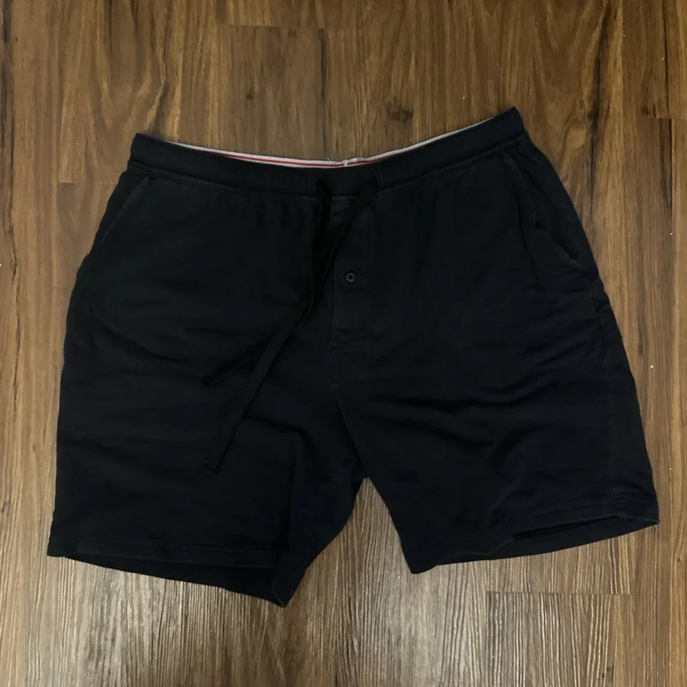 Hanes Men's Jersey Knit Cotton Button Fly Pajama Sleep Shorts Large Bundle Of 6